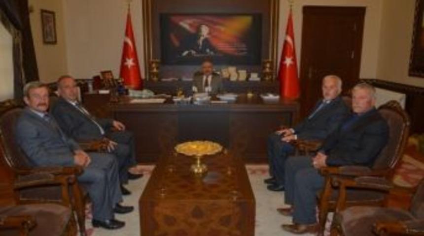 Belediye Başkanları Balcı Ve Ko&ccedil;demir'den Kırklareli Valisi Yaman'a Ziyaret