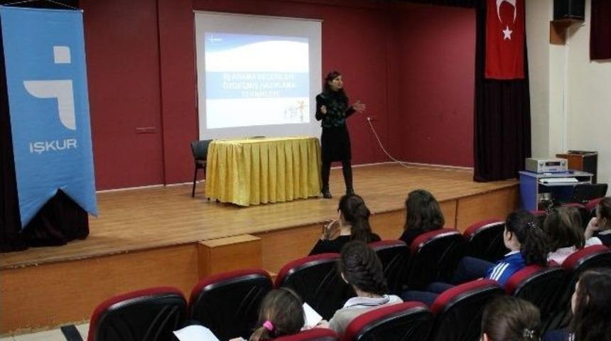 İşkur Okul Seminerlerine Devam Ediyor