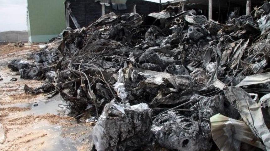 Gaziantep'teki Yangın B&uuml;y&uuml;k &Ccedil;apta Maddi Hasara Neden Oldu