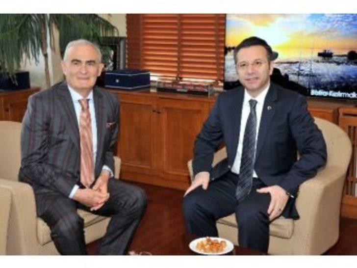 Vali Aksoy'dan Başkan Yılmaz'a 'hayırlı Olsun' Ziyareti