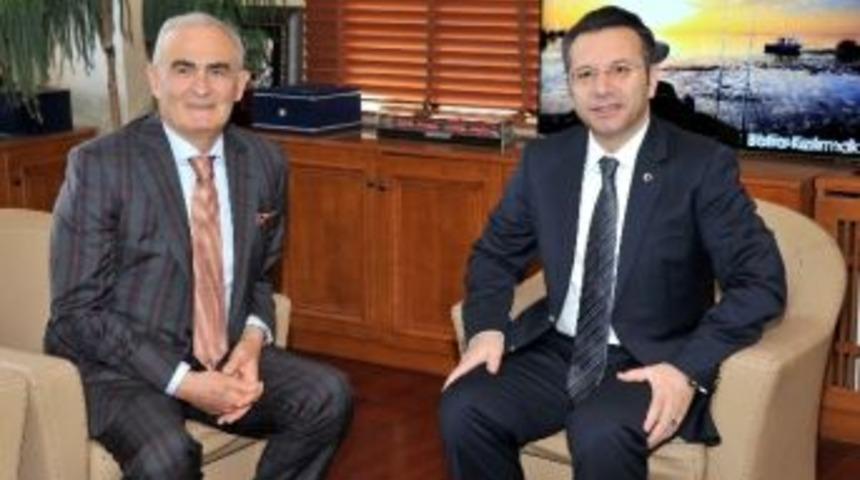 Vali Aksoy'dan Başkan Yılmaz'a 'hayırlı Olsun' Ziyareti