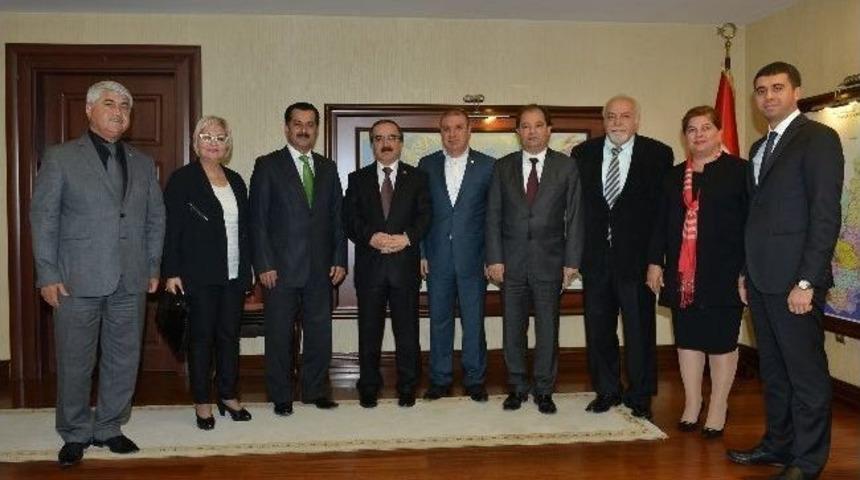 Adana G&uuml;&ccedil;birliği Vakfı&rsquo;ndan Vali Coş&rsquo;a Ziyaret