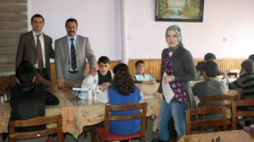 Pasinler&rsquo;de Okullararası Santran&ccedil; Turnuvası
