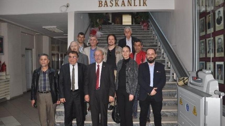 Trakya Gazeteciler Birliği Derneği&rsquo;nden B&uuml;y&uuml;kşehir Belediye Başkanı Albayrak&rsquo;a Tebrik Ziyareti