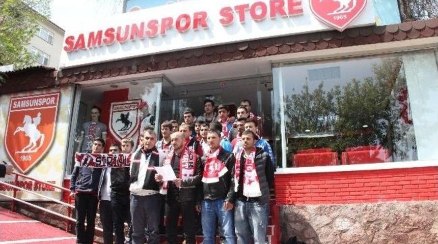 Samsunspor Taraftarı E-bilet&rsquo;e Karşı