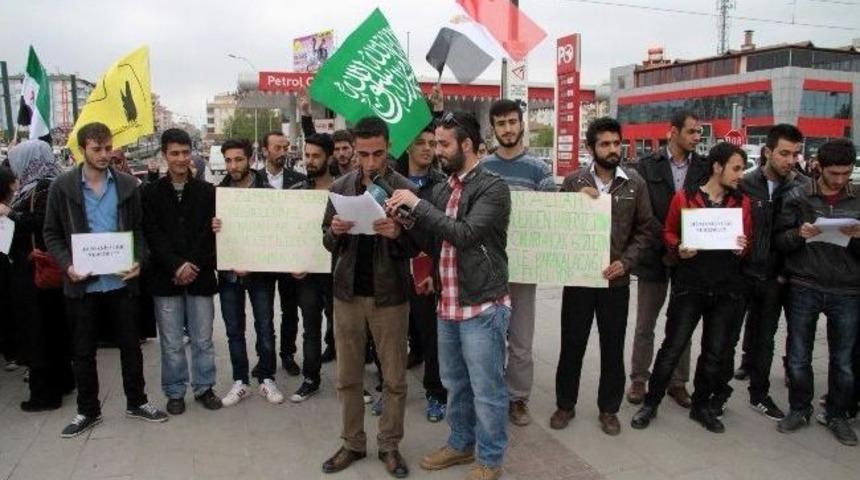 Ga&uuml;n &Ouml;ğrencileri Mısır'daki İdam Kararlarına Tepki G&ouml;sterdi