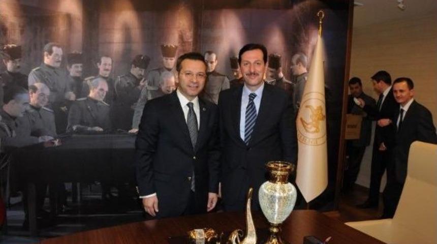 Başkan Tok&rsquo;tan Vali Aksoy&rsquo;a Ziyaret