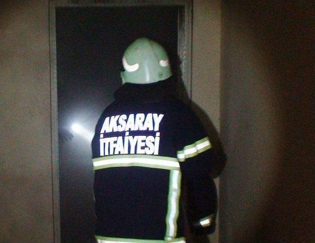 Aksaray'da Yangın: 1 Yaralı