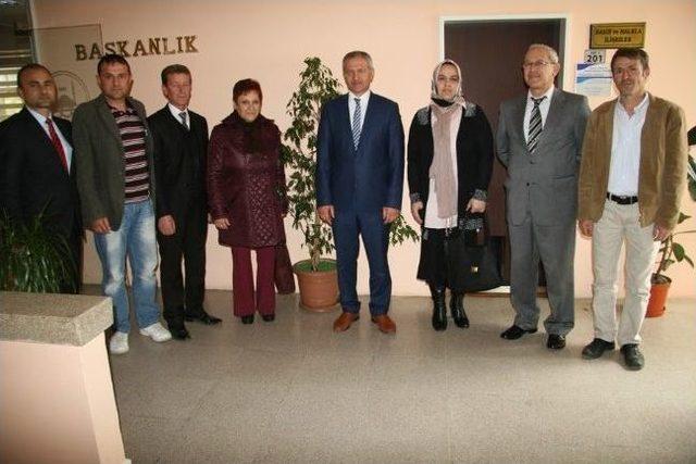 Başkan Dişli&rsquo;ye Mahalle Muhtarlarından Ziyaret 1