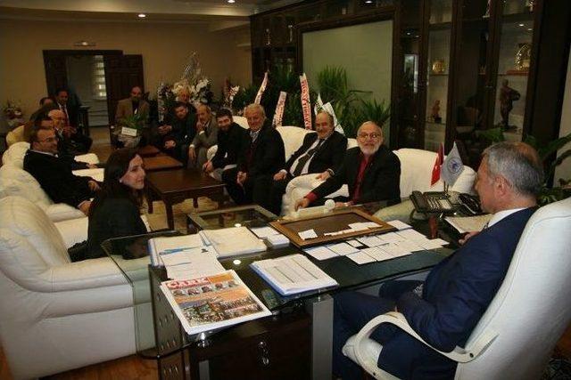 Başkan Dişli&rsquo;ye Mahalle Muhtarlarından Ziyaret 3