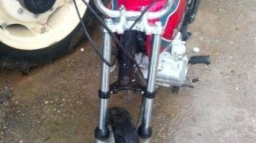 &Ccedil;alınan Motosiklet Terk Edilmiş Halde Bulundu