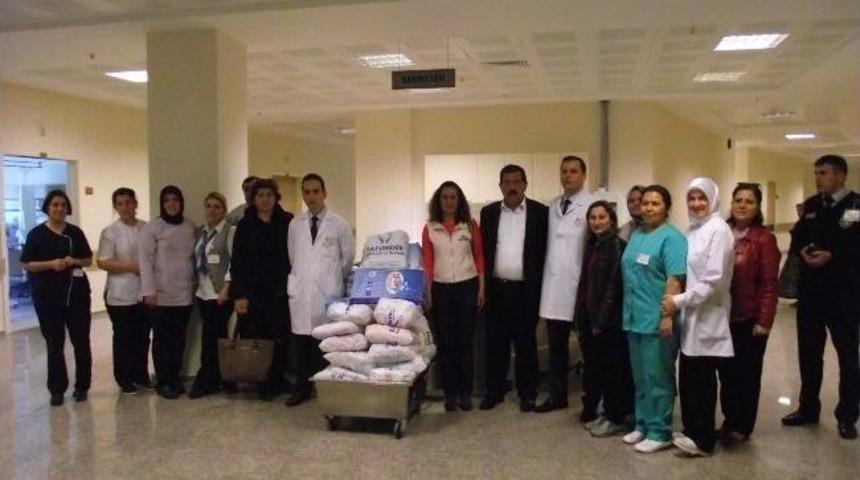 Bafra Devlet Hastanesi&rsquo;ne Şefkat Boh&ccedil;ası