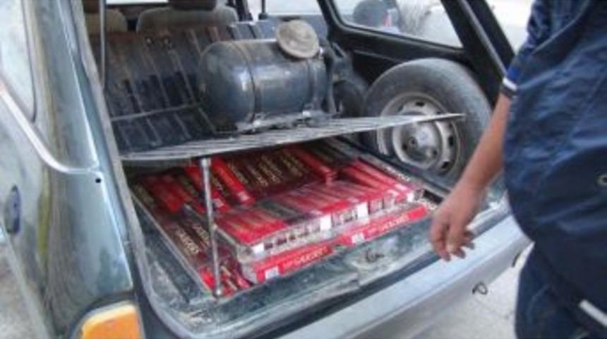 İslahiye&rsquo;de Ka&ccedil;ak Sigara Ele Ge&ccedil;irildi