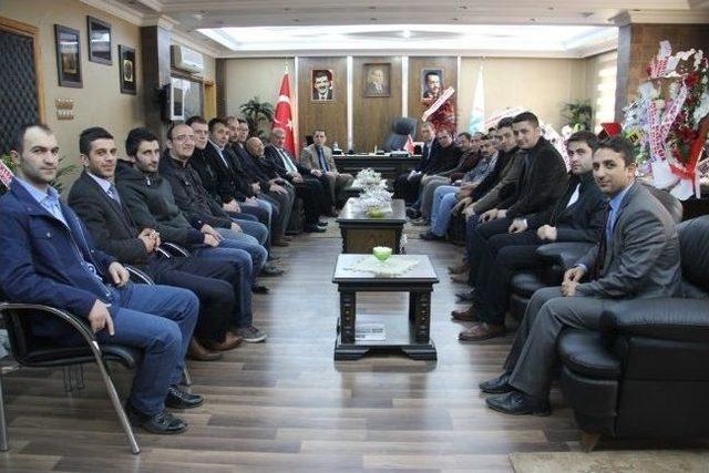 Teknik Forum Derneği&rsquo;nden Belediye Başkanı Memiş e Ziyaret 1