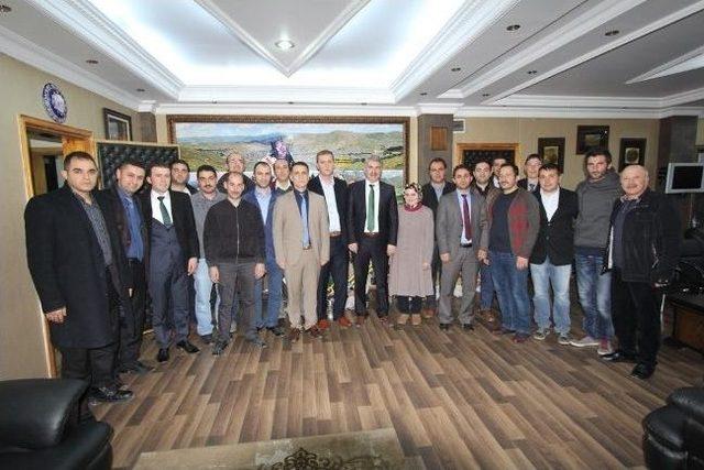 Teknik Forum Derneği&rsquo;nden Belediye Başkanı Memiş e Ziyaret 2