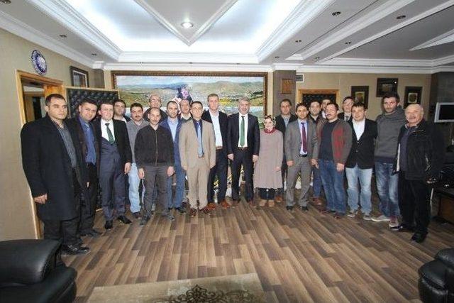 Teknik Forum Derneği&rsquo;nden Belediye Başkanı Memiş e Ziyaret 3