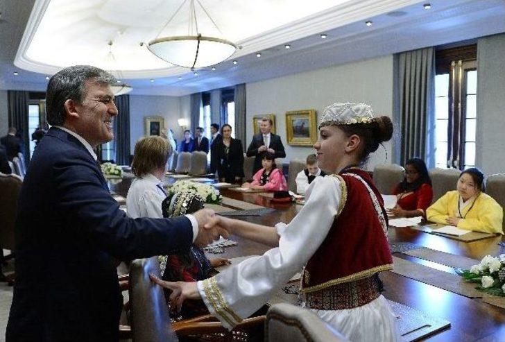 Trt Genel Müdürü Şahin Ve 23 Nisan Çocukları Çankaya Köşkü’nde G1