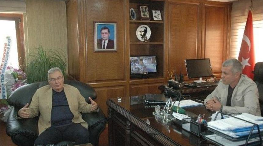 Deniz Baykal&rsquo;dan Başkan S&ouml;zen&rsquo;e Ziyaret