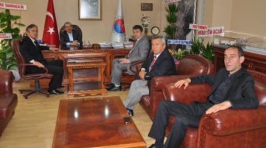 Mhp Zonguldak İl Başkanı Ve Belediye Başkanlarından Vergili&rsquo;ye Ziyaret