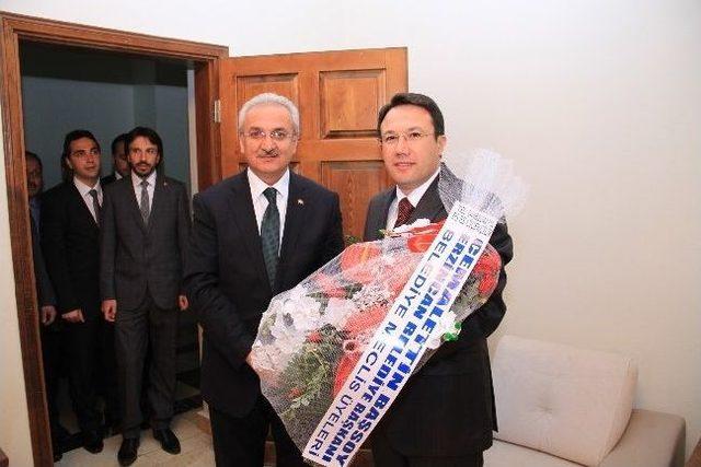 Başkan Başsoy Vali Akdemir&rsquo;i Makamında Ziyaret Etti 1