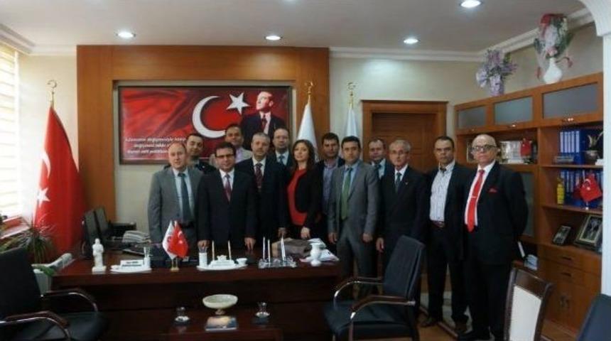 Salihli Ak Parti&rsquo;den Kurum Ve Kurum M&uuml;d&uuml;rlerine Nezaket Ziyareti