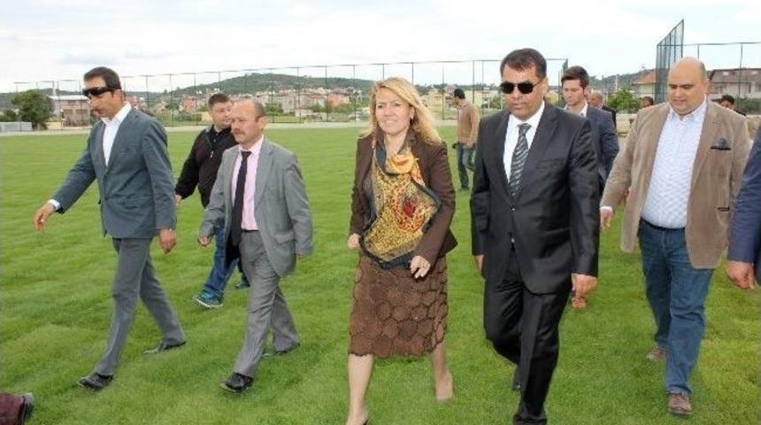 Başkanlar, G&ouml;ztepe Spor Kul&uuml;b&uuml;&rsquo;n&uuml;n Urla&rsquo;daki Tesisini Gezdi