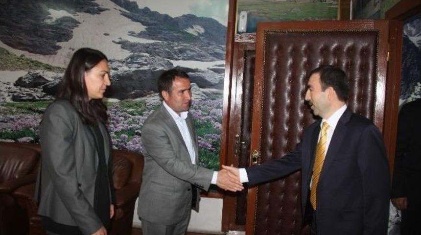 Rekt&ouml;r Ceylan&rsquo;dan Başkan Hatipoğlu&rsquo;na Ziyaret