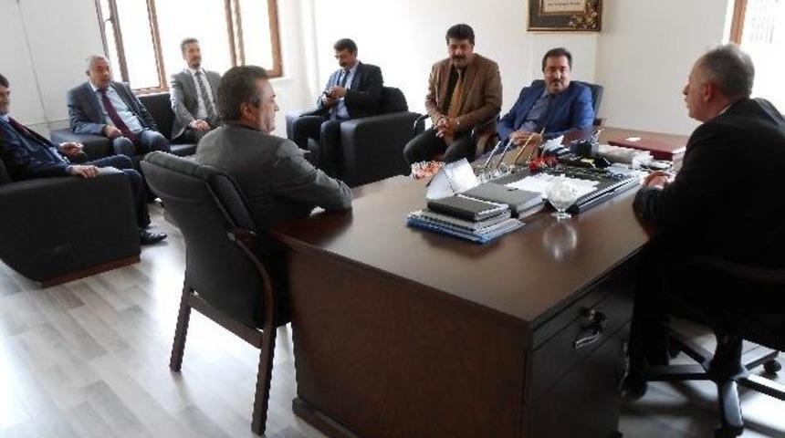 Başkan Keskin&rsquo;e Ziyaretler Devam Ediyor