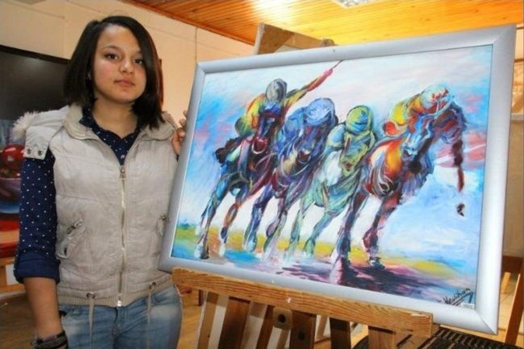 Gen&ccedil; Ressamın İlk Kişisel Sergisi B&uuml;y&uuml;k İlgi G&ouml;rd&uuml;