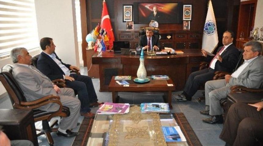 Ticaret Borsası'ndan Başkan G&uuml;rkan'a Ziyaret