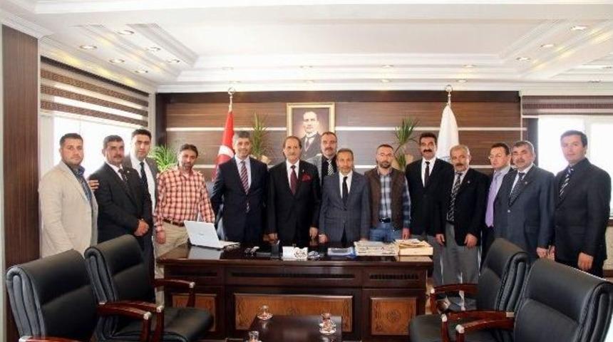 Sesob Başkanı K&ouml;ksal, Suşehri&rsquo;nde Odaları Ziyaret Etti