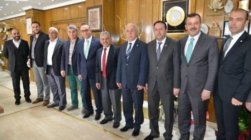 Kto Y&ouml;neticileri Melikgazi Belediyesini Ziyaret Etti