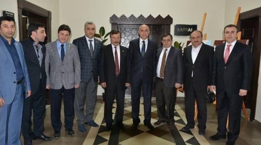 T&uuml;msiad'tan Başkan Korkut'a Hayırlı Olsun Ziyareti...