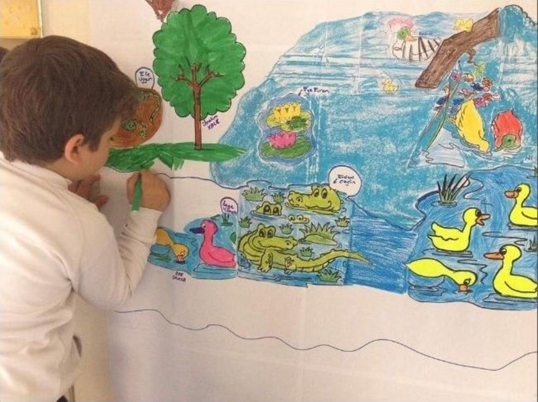 Gkv Anaokulunda Habitat Ve Sanat &Ccedil;alışmaları Dikkat &Ccedil;ekiyor