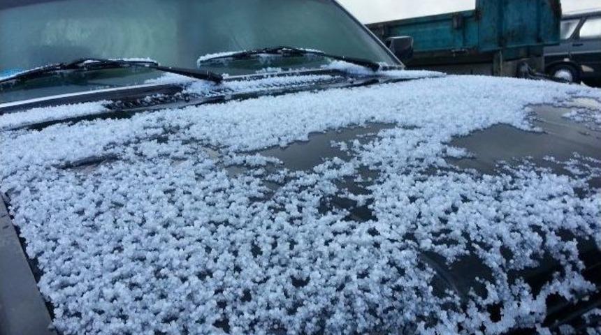 Aydın&rsquo;da Dolu Yağışı