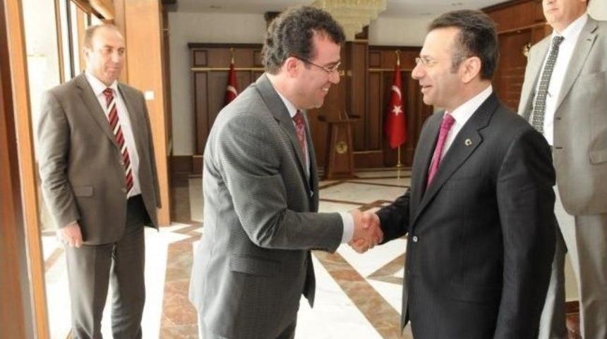 Başkan Taş&ccedil;ı, Vali Aksoy&rsquo;u Ziyaret Etti
