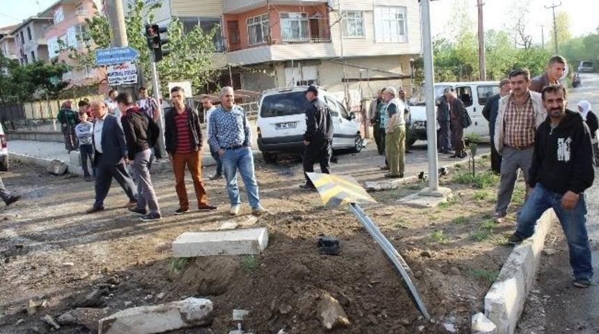 Çarşamba'da Trafik Kazası: 1 Yaralı