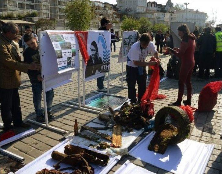 Dalgıçlardan Büyükada Açıklarında Temizlik Dalışı G5