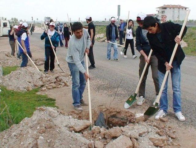 Aksaray da Fidan Dikim Kampanyası 1