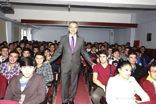 Başkan K&ouml;şker den Gen&ccedil;lere Altın Değerinde &Ouml;ğ&uuml;tler 1