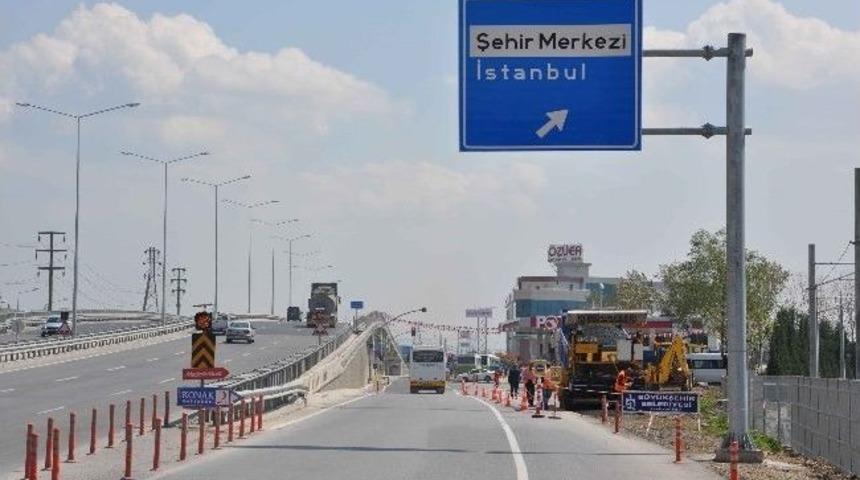 Kandıra Kavşağı Yan Yol D&uuml;zenleme &Ccedil;alışması