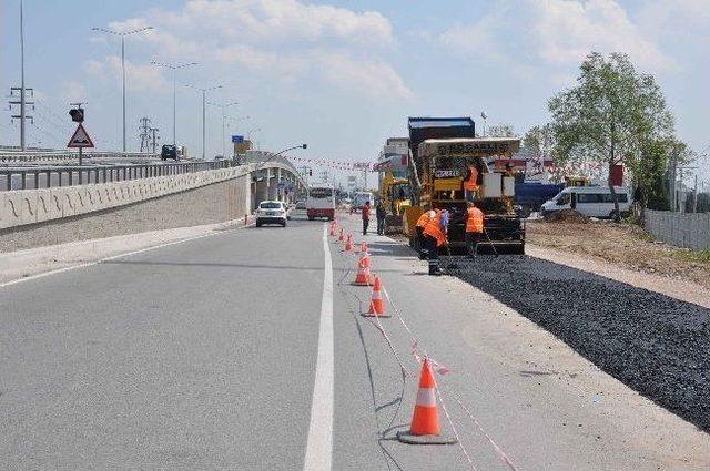 Kandıra Kavşağı Yan Yol D&uuml;zenleme &Ccedil;alışması 2