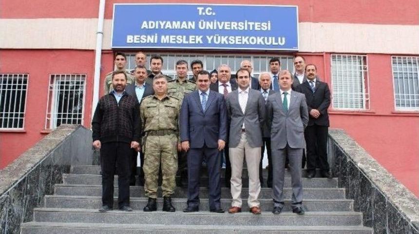 Besni Protokol&uuml;nden, Besni Meslek Y&uuml;ksekokulu&rsquo;na Ziyaret