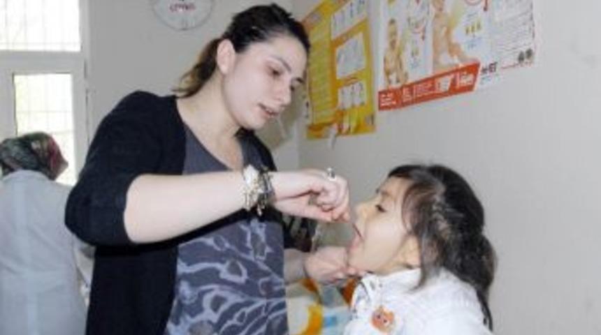 Ergani&rsquo;de 11 Bin 116 &Ccedil;ocuk Aşılandı