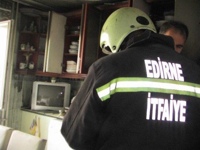 Edirne&rsquo;de Yangın 1