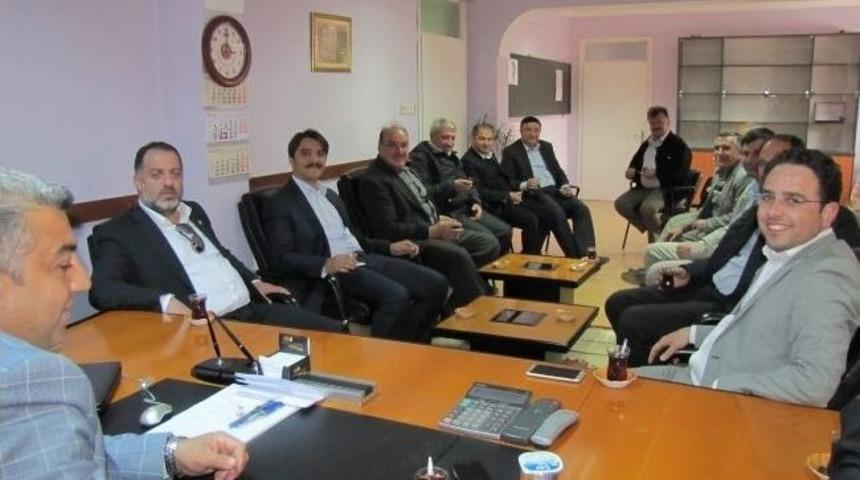 İshak Gazel'den Başkan Fatih &Ccedil;alışkan'a 'tebrik' Ziyareti