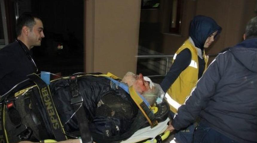 U&ccedil;uruma D&uuml;şen Yaşlı Adam 3 Saatte Kurtarıldı