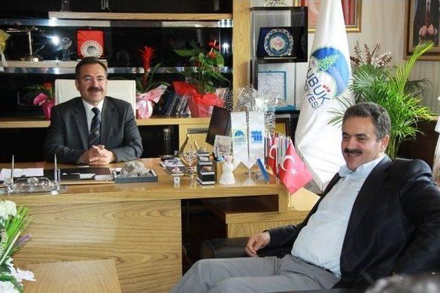 Ak Parti Genel Sekreteri İpek ten, Başkan Acehan&rsquo;a Hayırlı Olsun Ziyareti 1