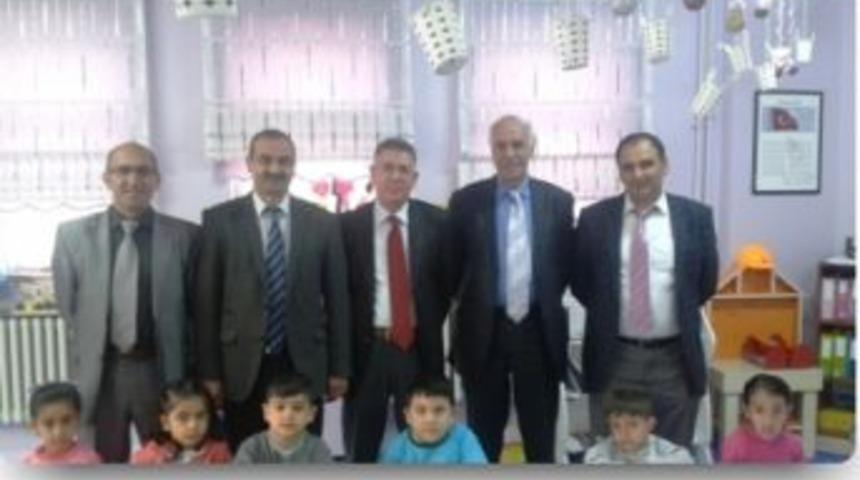 İlçe milli eğitim müdürlüğünden okullara ziyaret,