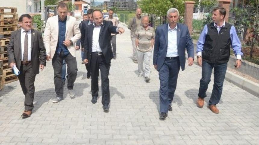 Başkan &Uuml;z&uuml;lmez Hafta Sonu &Ccedil;alışmaları İnceledi